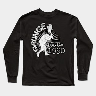 Grunge Seattle 1990 | Classic Rock Long Sleeve T-Shirt